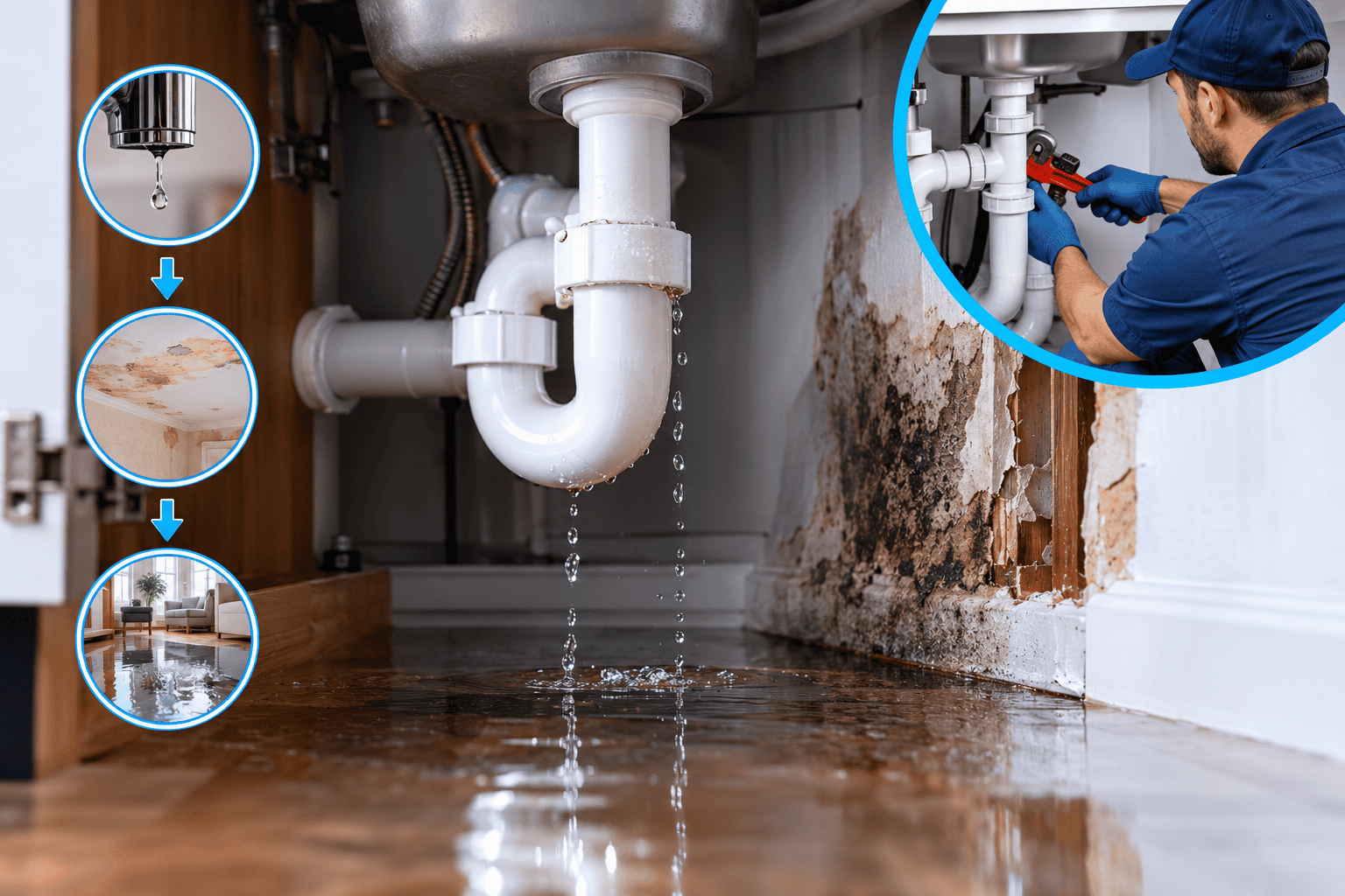 When a Small Plumbing Issue Turns Into a Major Home Repair 3 plumbing issue escalation